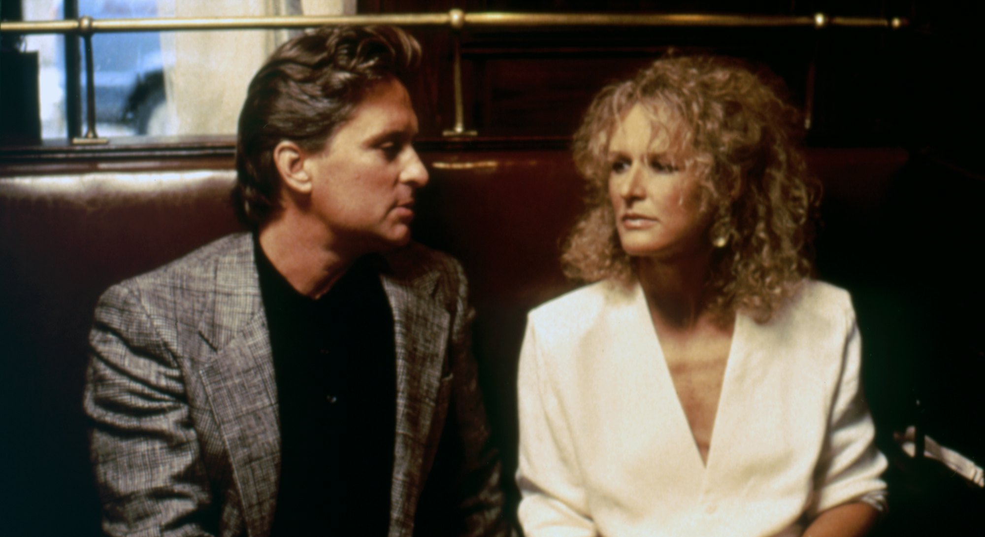 Michael Douglas and Glenn Close in 'Fatal Attraction.' Photo via Getty Images