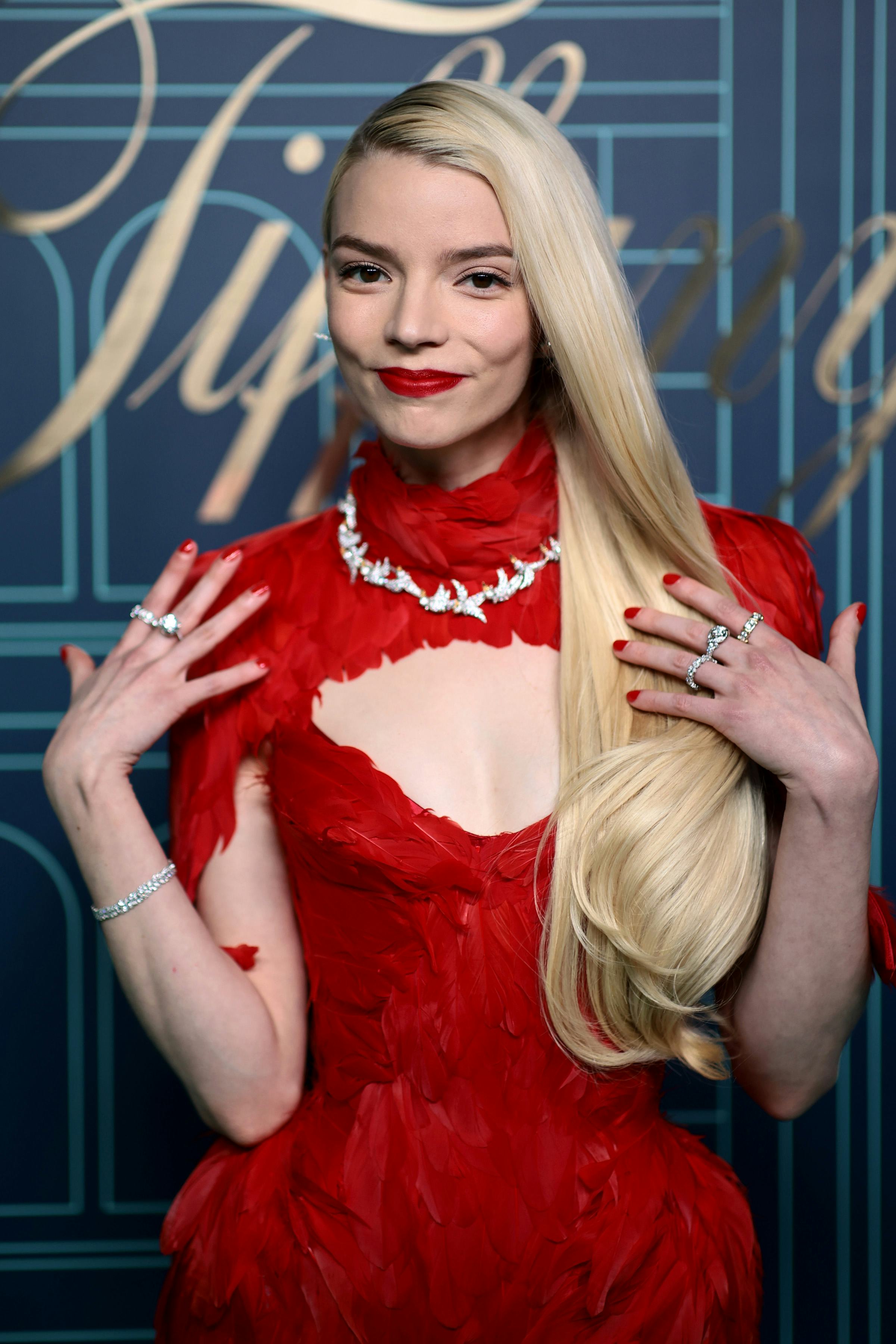 NEW YORK, NEW YORK - APRIL 27: Anya Taylor-Joy attends as Tiffany & Co. Celebrates the reopening of ...