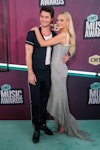  Chase Stokes and Kelsea Ballerini at the 2023 CMT Music Awards 