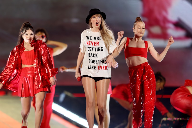 Red Letters On Taylor Swift's Tour T-Shirts May Be Clues For The Next ' Taylor's Version'