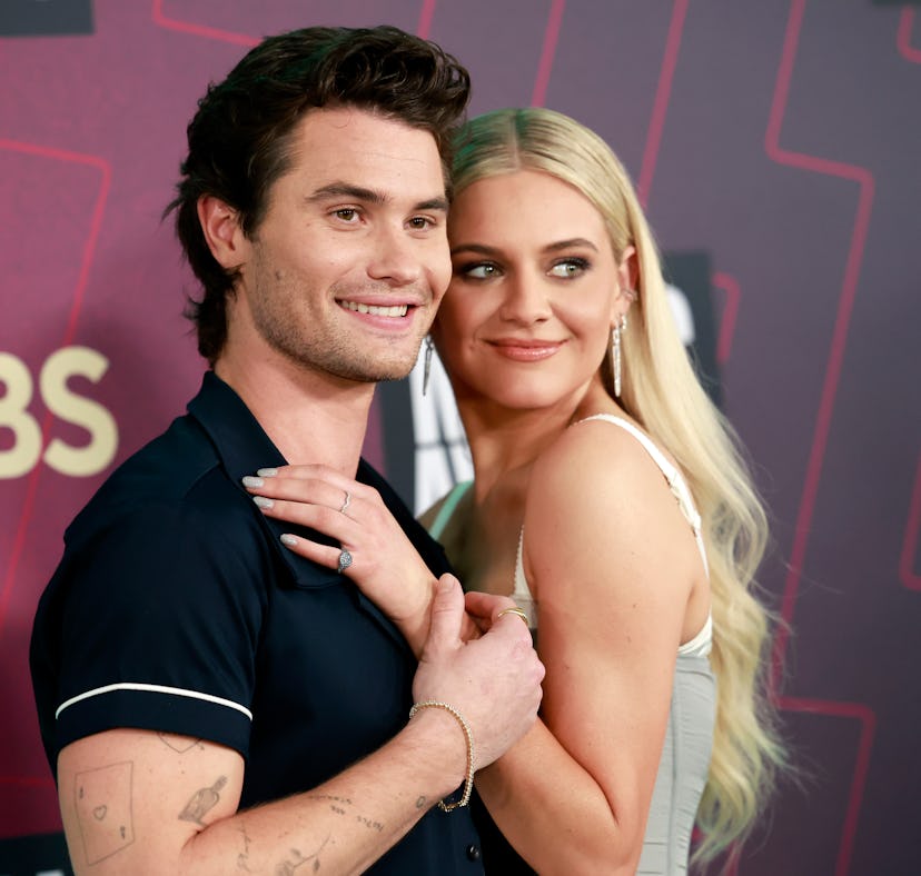 Chase Stokes and Kelsea Ballerini at 2023 CMT Music Awards