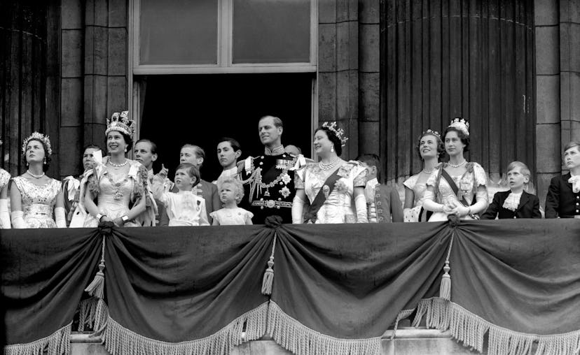 Queen Elizabeth was joined by her family on the balcony at Buckingham Palace.