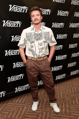 Pedro Pascal poses at the Variety Studio at SXSW 2022 on March 12, 2022 in Austin, Texas.