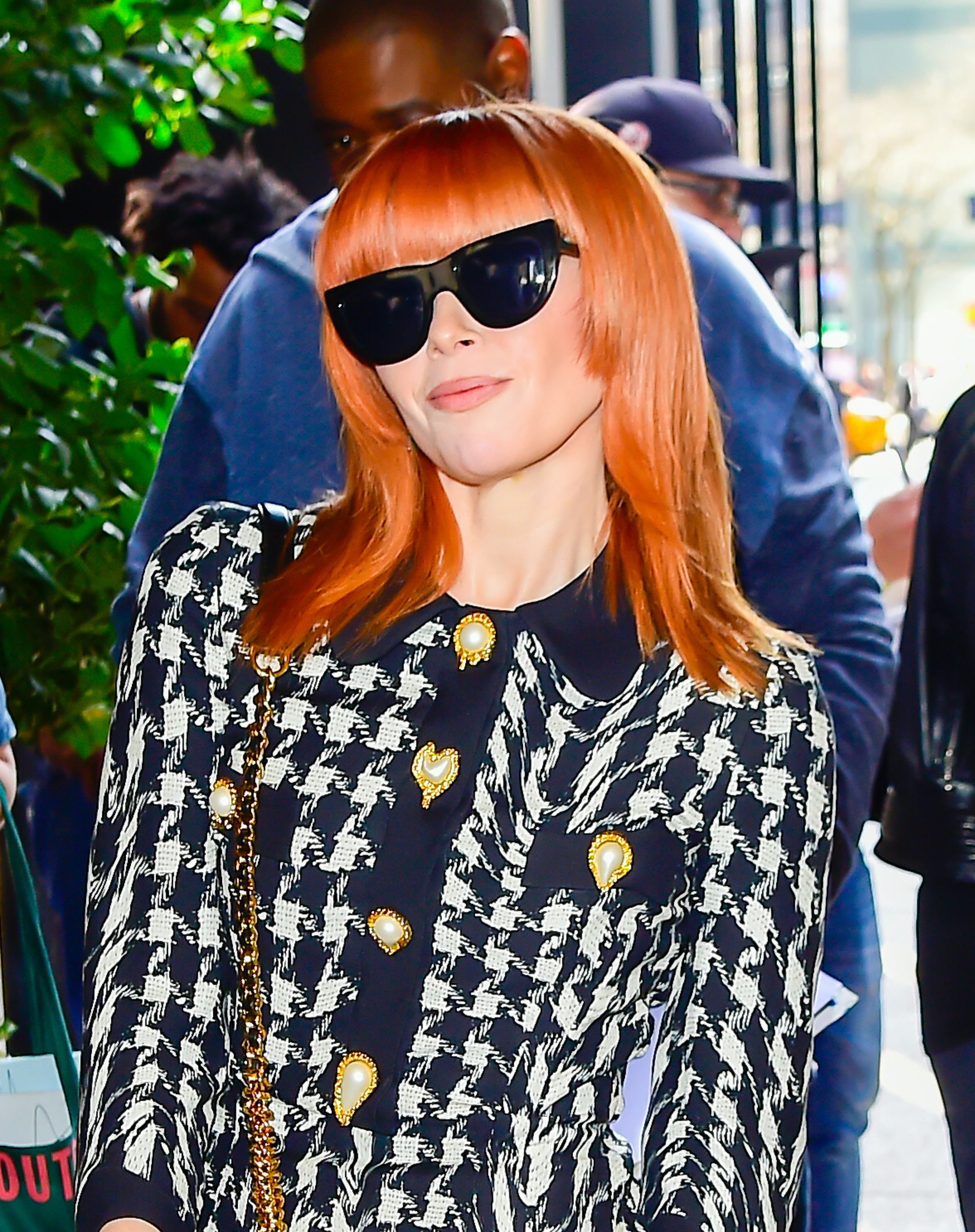 Natasha Lyonne mushroom bangs at Variety power of women event