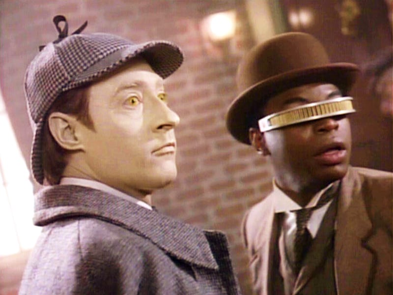 LOS ANGELES - DECEMBER 5: Star Trek: The Next Generation episode, 'Elementary, Dear Data,' featuring...