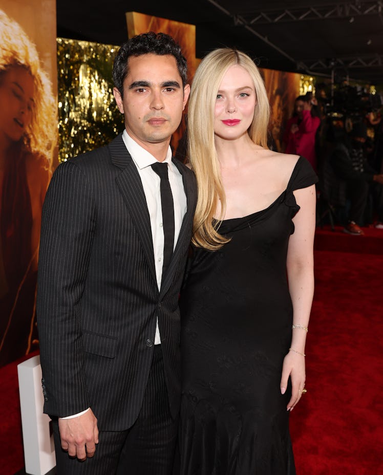 Max Minghella and Elle Fanning attend the Global Premiere Screening of Paramount Pictures' "Babylon"