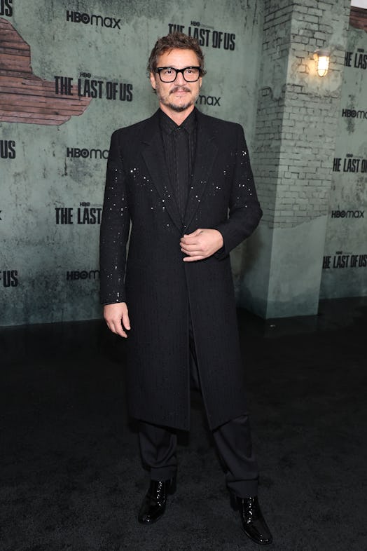 Pedro Pascal attends the Los Angeles Premiere of HBO's 'The Last of Us' on January 09, 2023 in Los A...