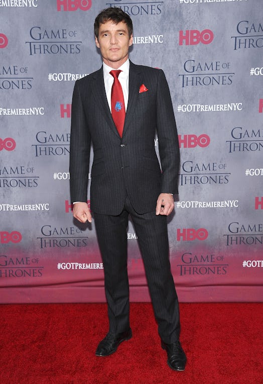 Pedro Pascal attends the 'Game Of Thrones' Season 4 premiere on March 18, 2014 in New York City.