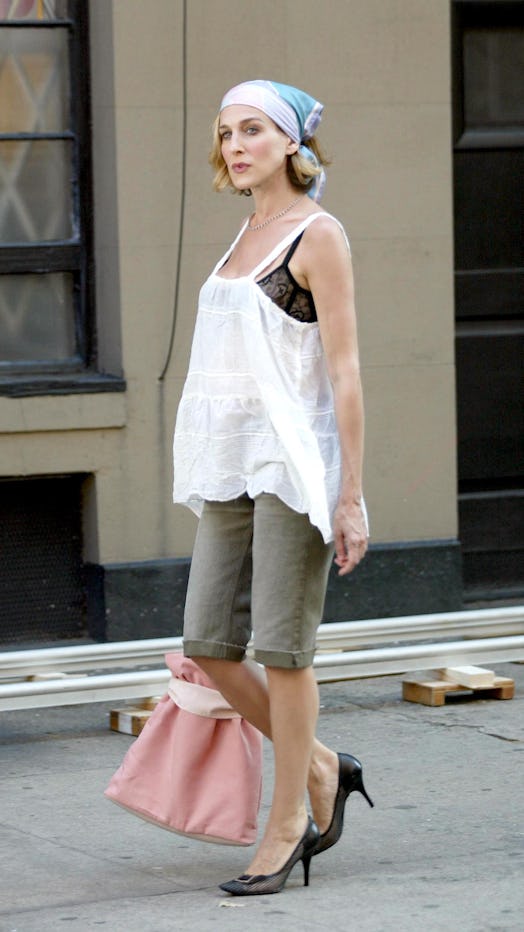 Carrie Bradshaw's bob haircut in Season 5 of Sex & the City.