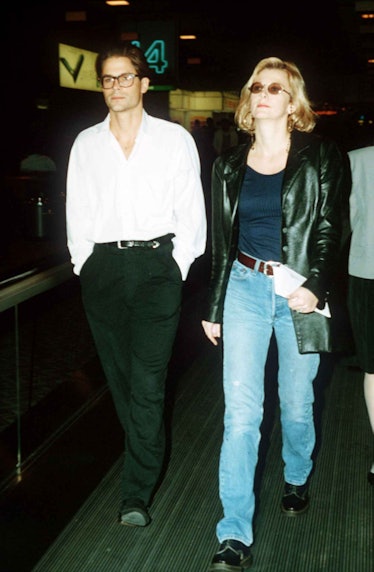 Rob Lowe actor in an old photo with then-girlfriend, now wife of 30 years, Sheryl Berkoff.