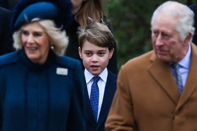 Prince George will support his grandfather at his coronation.