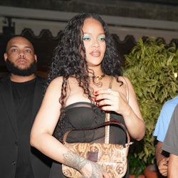 Rihanna is seen on December 03, 2022 in Miami, Florida