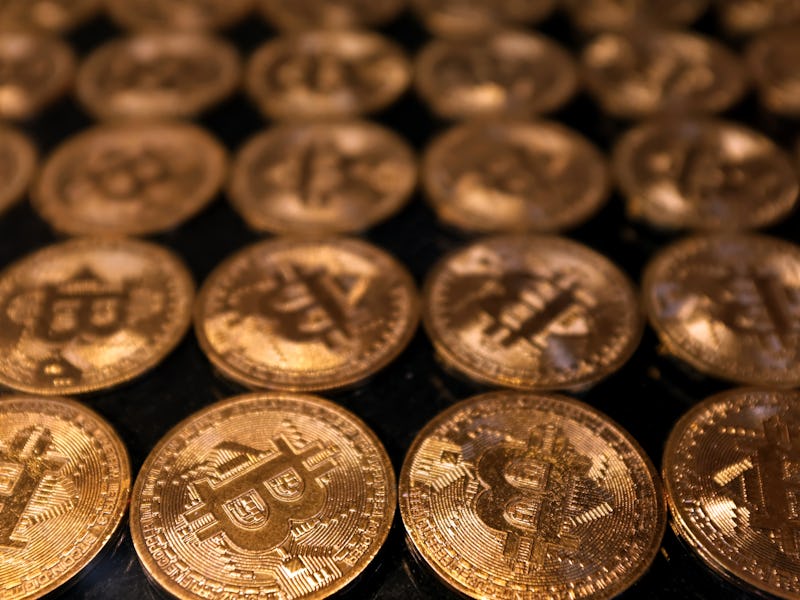 Bitcoin offices in Istanbul, Turkey on March 24, 2023. Bitcoin, which has reached its highest level ...