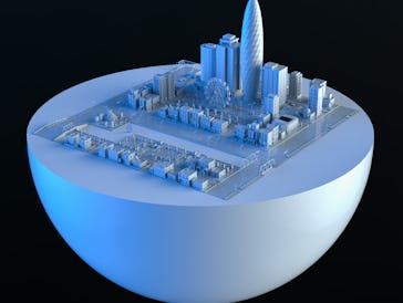 3D rendering urban complex