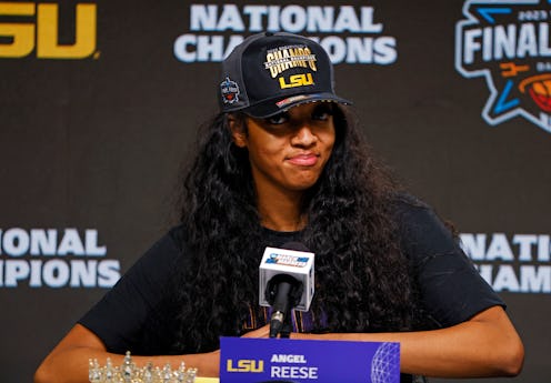 Angel Reese led the LSU women's basketball team to its first NCAA championship.
