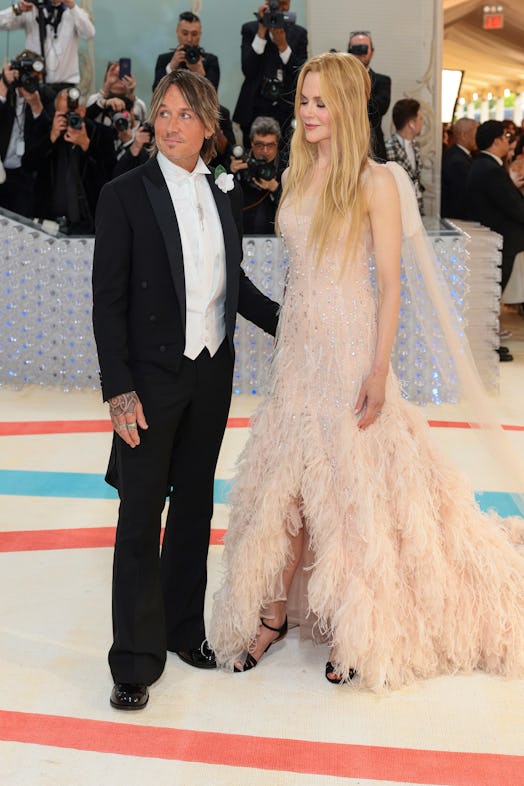 Keith Urban and Nicole Kidman attend The 2023 Met Gala 