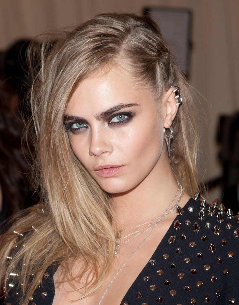 Cara Delevingne at the Met Gala in 2013.