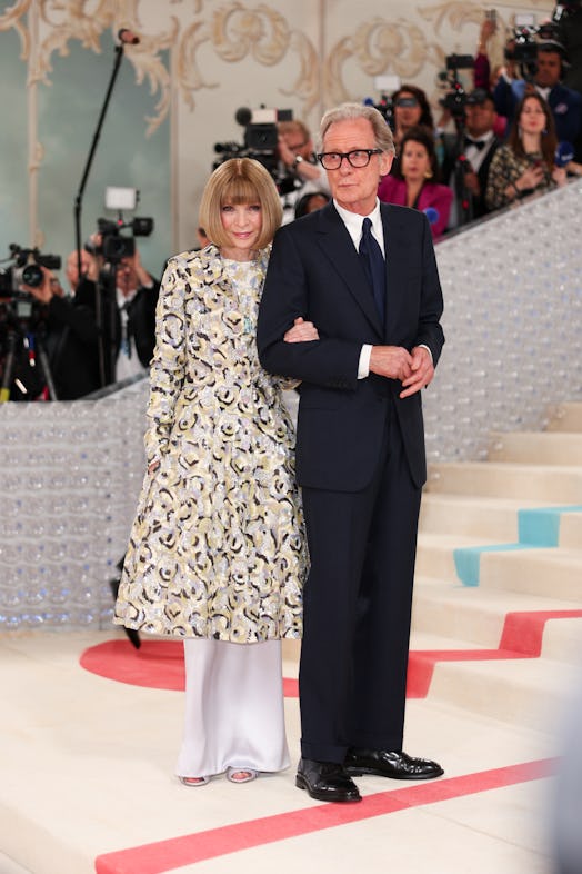 Anna Wintour and Bill Nighy at the 2023 Met Gala