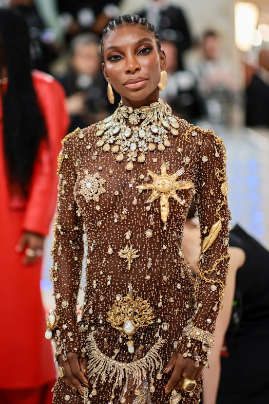 NEW YORK, NEW YORK - MAY 01: Michaela Coel attends The 2023 Met Gala Celebrating "Karl Lagerfeld: A ...