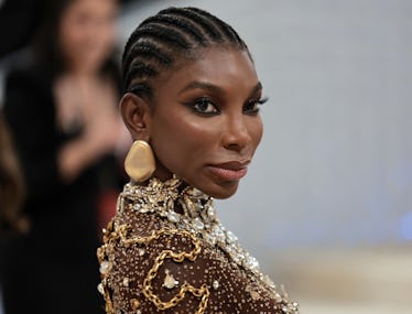 NEW YORK, NEW YORK - MAY 01: Michaela Coel attends The 2023 Met Gala Celebrating "Karl Lagerfeld: A ...