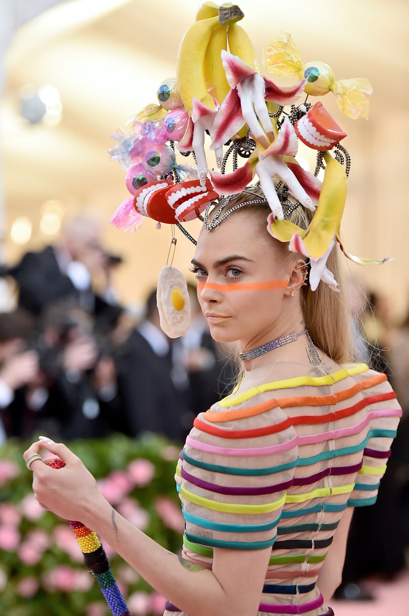Cara Delevingne attends The 2019 Met Gala Celebrating Camp: Notes on Fashion.