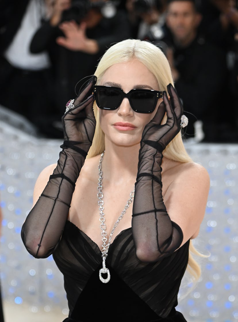 NEW YORK, NEW YORK - MAY 01: Jessica Chastain attends The 2023 Met Gala Celebrating "Karl Lagerfeld:...