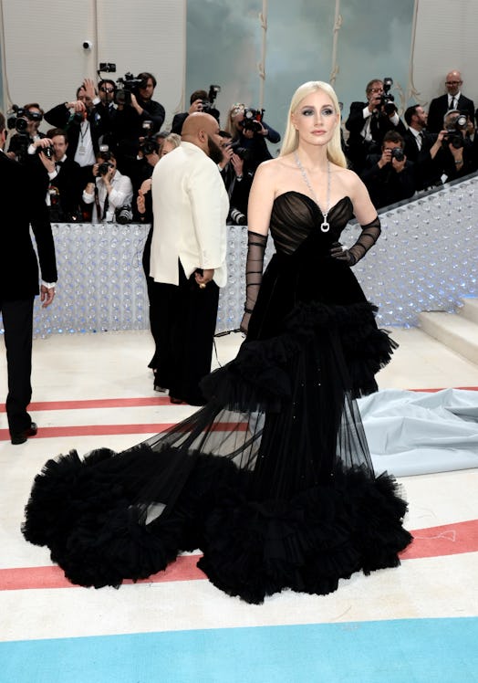 Jessica Chastain attends The 2023 Met Gala Celebrating "Karl Lagerfeld: A Line Of Beauty" 