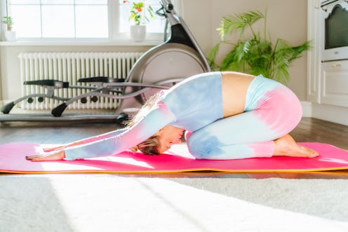 Why yoga's child's pose stretch is the ultimate lazy girl move.
