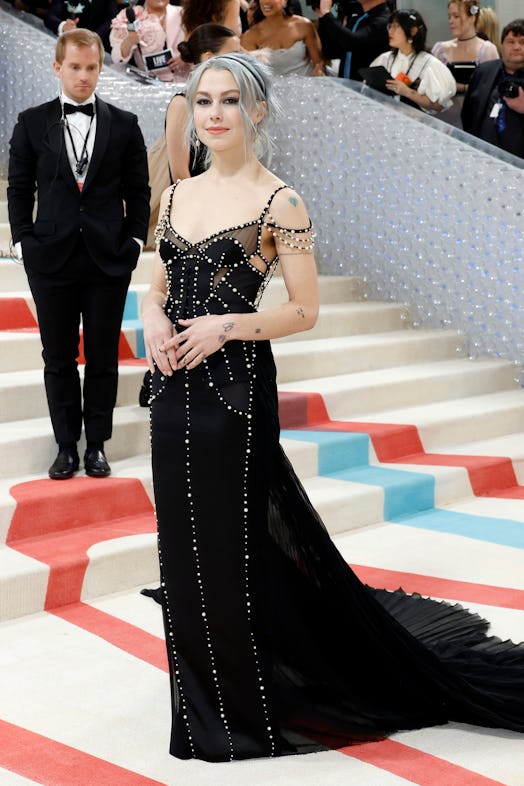 Phoebe Bridgers attends The 2023 Met Gala Celebrating "Karl Lagerfeld: A Line Of Beauty" at The Metr...