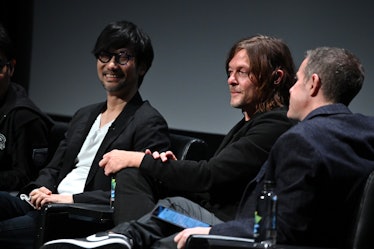 NEW YORK, NEW YORK - APRIL 25: Tribeca Talks: Tribeca Games Presents: Hideo Kojima With Norman Reedu...