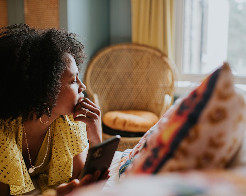 A woman looks as though she is anxious. Can ovulation make you anxious?