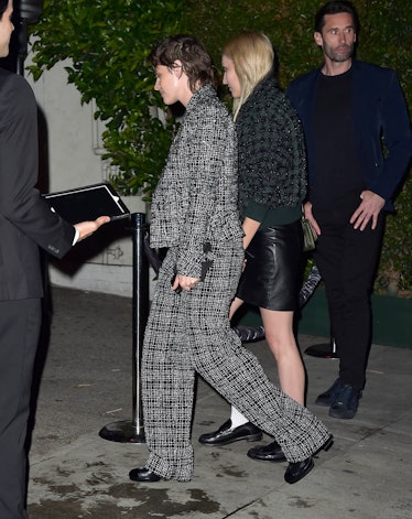 Kristen Stewart and Dylan Meyer are seen on May 9, 2023 in Los Angeles, California.