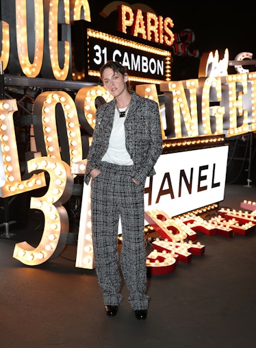 Kristen Stewart at the Chanel Cruise 2024 Collection fashion show 