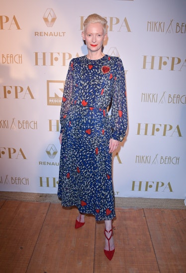 Tilda Swinton attends the Hollywood Foreign Press Association's 2017 Cannes Film Festival Event 