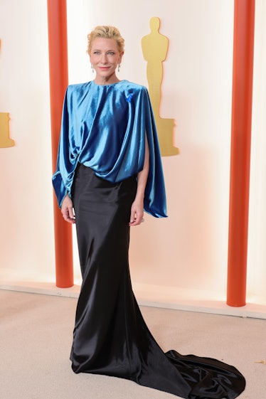 Cate Blanchett Wears Alexander McQueen to the Blue Jasmine