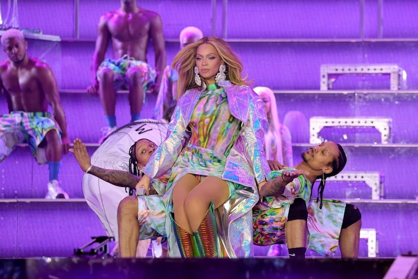 STOCKHOLM, SWEDEN - MAY 10:  (Editorial Use Only) (Exclusive Coverage) Beyoncé performs onstage duri...