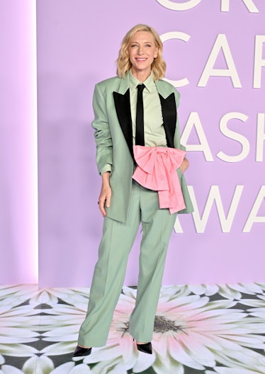 Cate Blanchett attends the 2023 Green Carpet Fashion Awards 