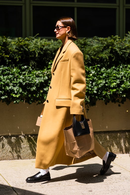 Hailey Bieber's street style. 