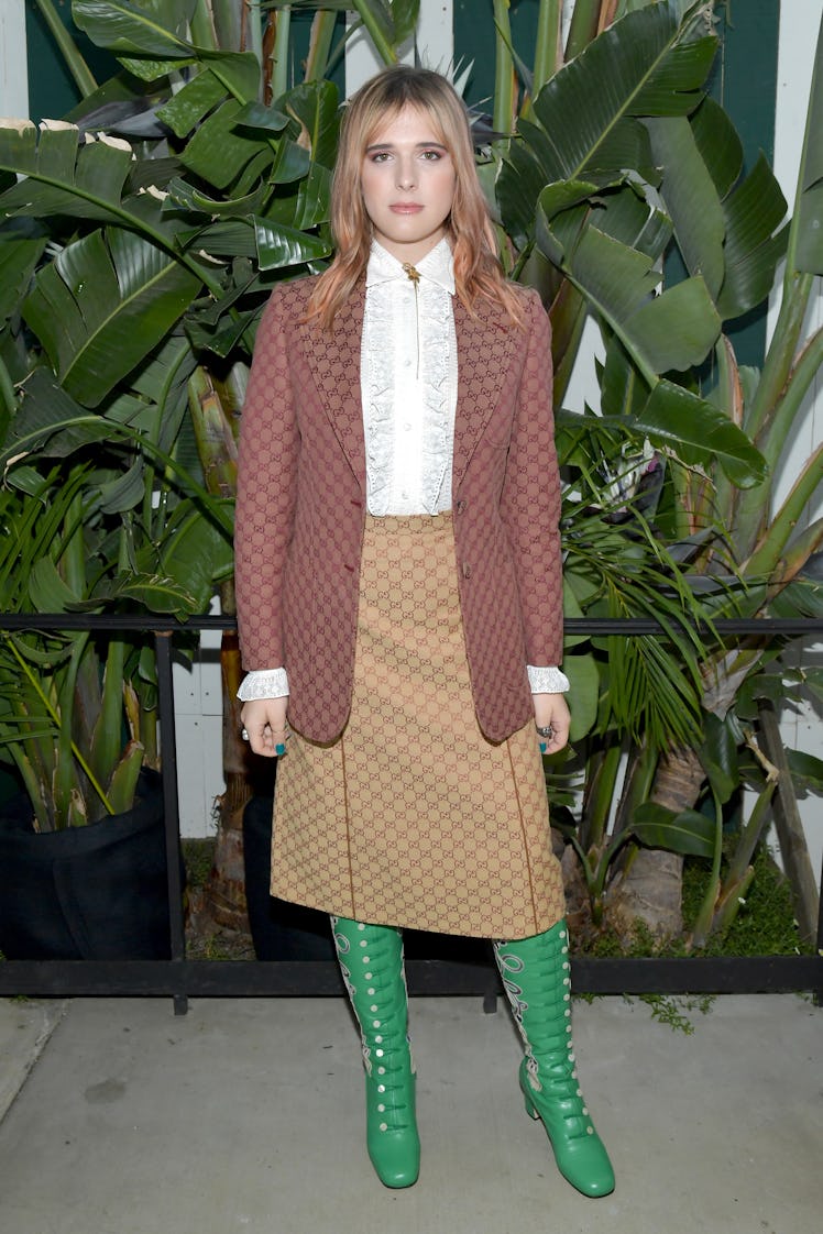 Hari Nef attends an intimate dinner in celebration of BoF West 2019 at San Vincente Bungalows on Apr...