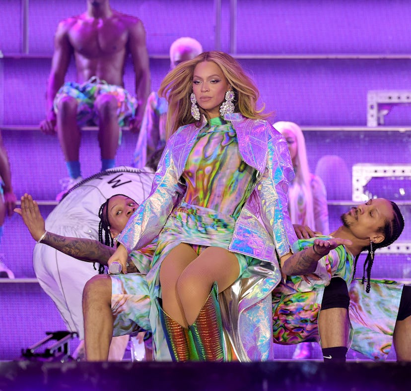 STOCKHOLM, SWEDEN - MAY 10: (Editorial Use Only) (Exclusive Coverage) Beyoncé performs onstage duri...