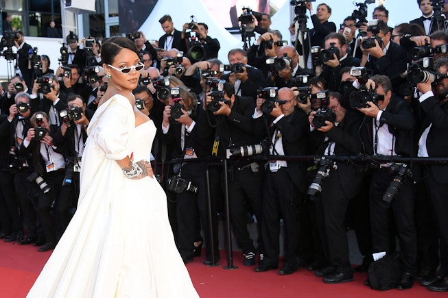 CANNES, FRANCE - MAY 19:  Rihanna attends the "Okja" screening during the 70th annual Cannes Film Fe...