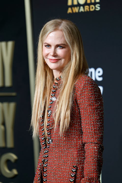 Nicole Kidman long straight hair 2023