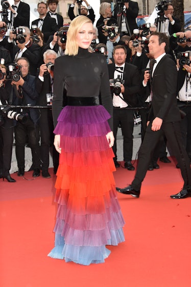 Cate Blanchett Shines in Louis Vuitton Bow Dress at Cannes Festival –  Footwear News