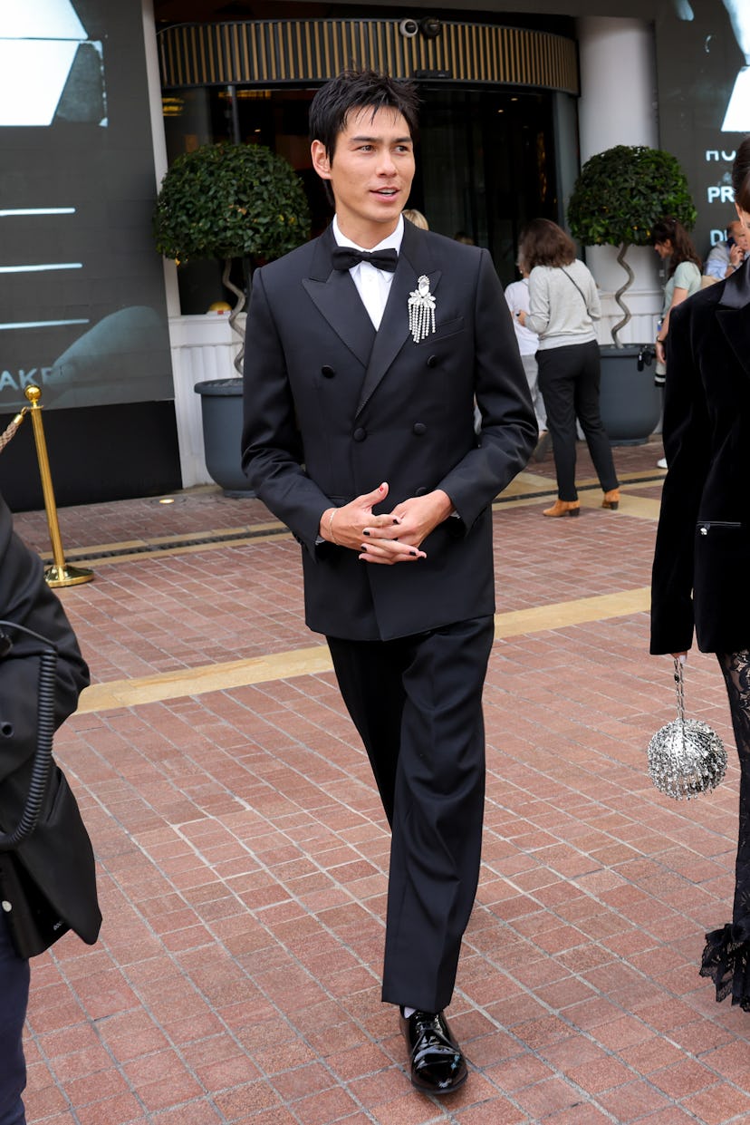 CANNES, FRANCE - MAY 16: Evan Mock is seen at Hotel Le Majestic during the 76th Cannes film festival...