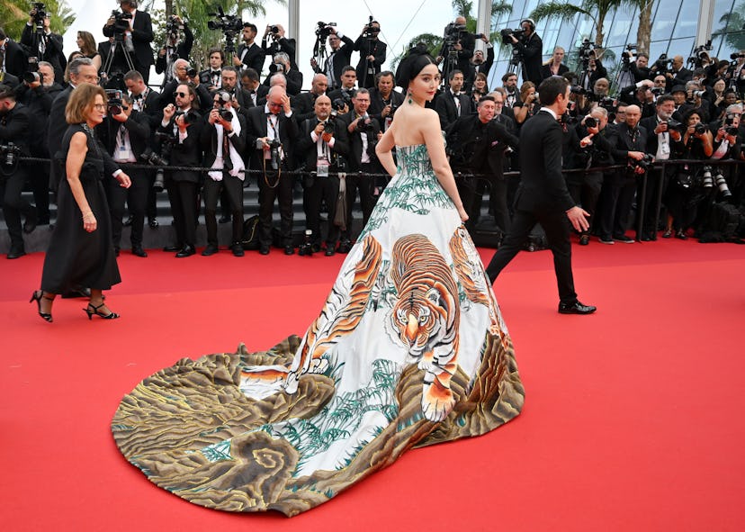 Fan Bingbing at the "Jeanne du Barry" Screening & Opening Ceremony Red Carpet at the 76th Cannes Fil...