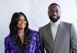 Actress Gabrielle Union (L) and former NBA player Dwyane Wade attend the 2023 Film Independent Spiri...