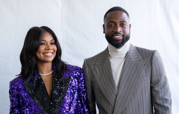 Actress Gabrielle Union (L) and former NBA player Dwyane Wade attend the 2023 Film Independent Spiri...