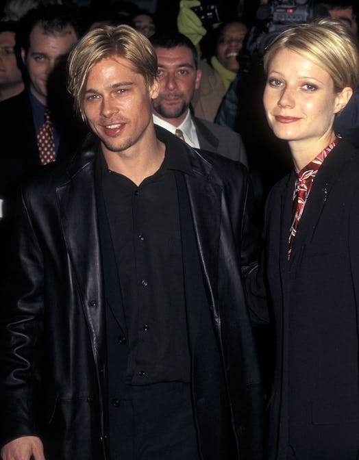 Brad Pitt and Gwyneth Paltrow matching haircuts 1997