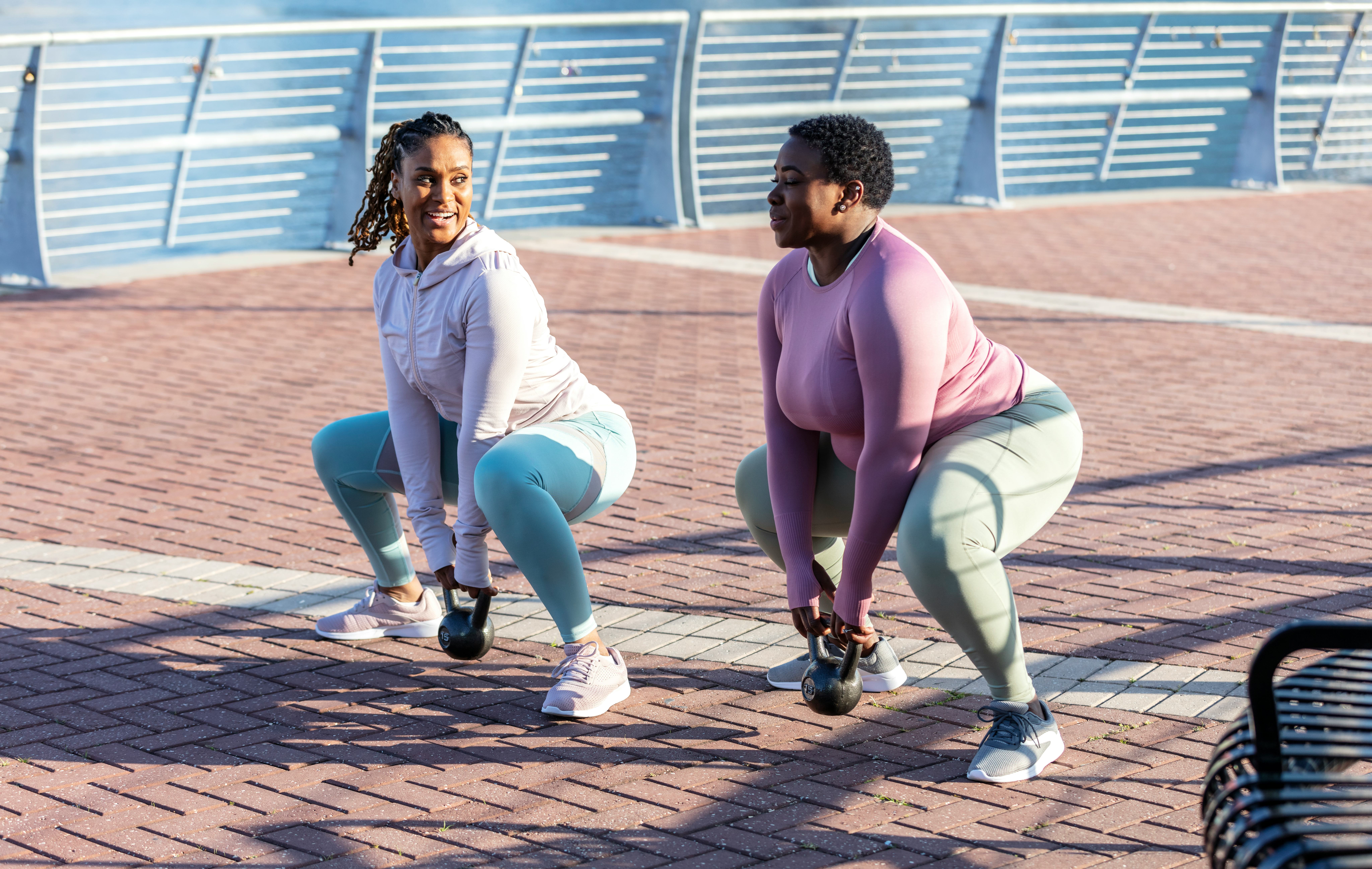 Capricorns love the energy of a kettlebell workout.