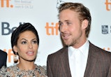 Eva Mendes wore a 'Barbie' t-shirt in honor of Ryan Gosling's role as Ken.